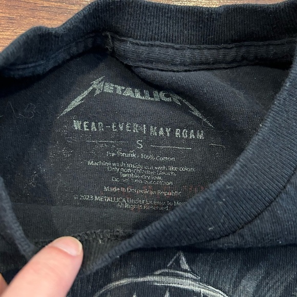2023 11/10 Official Metallica Detroit Shirt Small N1 Tour Ford Field Michigan - Picture 3 of 5